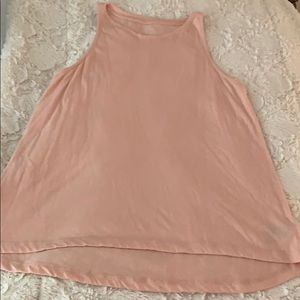 Pale peach tank